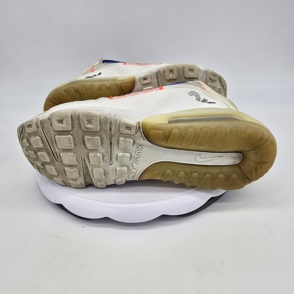 Nike Shoes Women's 8.5 Air Max 2090 White Flash Crimson CT1290 100 - Picture 7 of 8